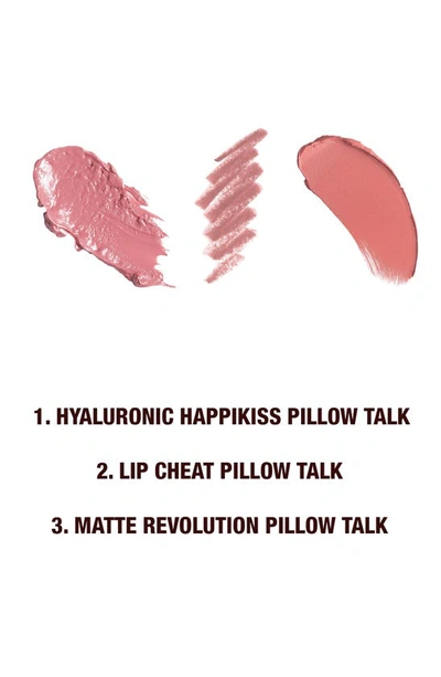 Shop Charlotte Tilbury Pillow Talk Lip Kit $92 Value