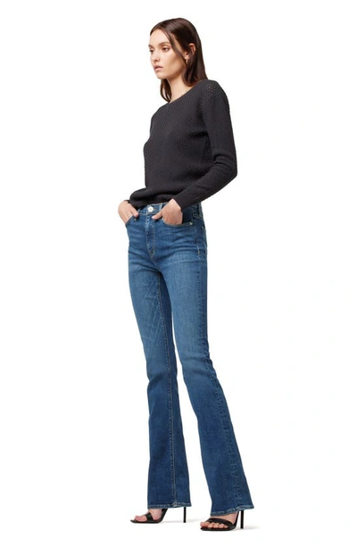Shop Hudson Barbara High Waist Stretch Bootcut Jeans In Seawater