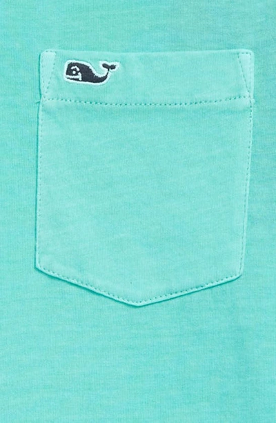 Shop Vineyard Vines Kids' Exclusive Island Pocket Polo In Antigua Green