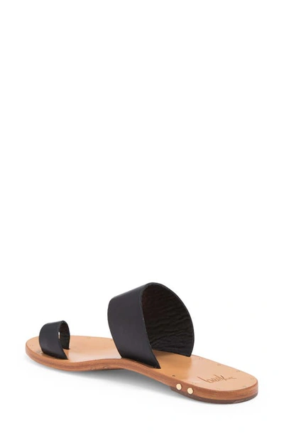 Shop Beek Finch Toe Loop Sandal In Black