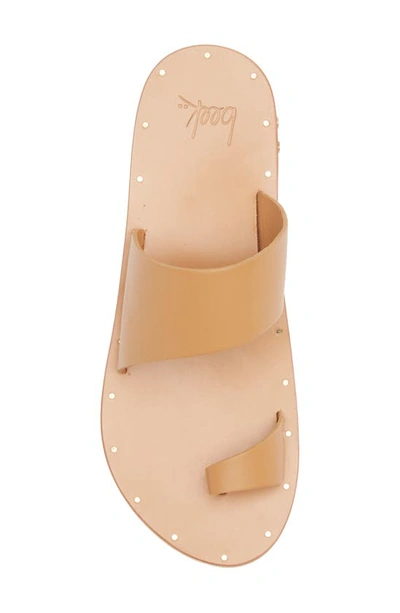 Shop Beek Finch Toe Loop Sandal In Honey/ Honey