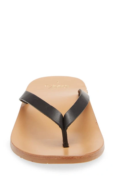 Beek Seabird Slide Sandals In Black/ Honey
