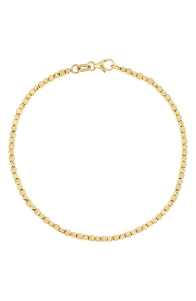 Shop Bony Levy Mykonos 14k Gold Beaded Bracelet In 14k Yellow Gold