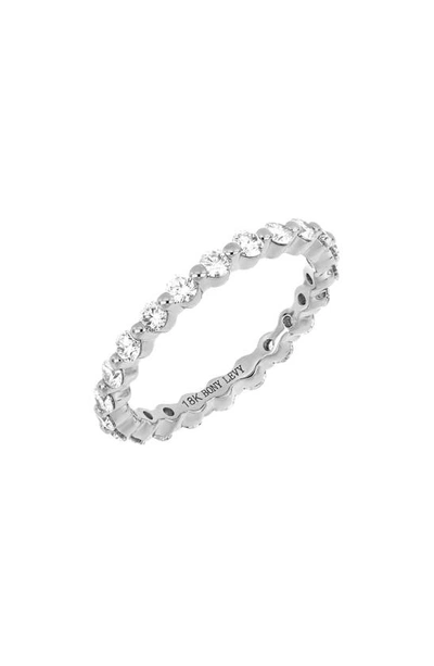 Shop Bony Levy Liora Diamond Eternity Ring In 18k White Gold