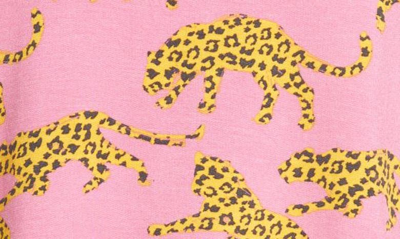 Shop Honeydew Intimates Play It Cool Short Pajamas In Bubblegum Leopard