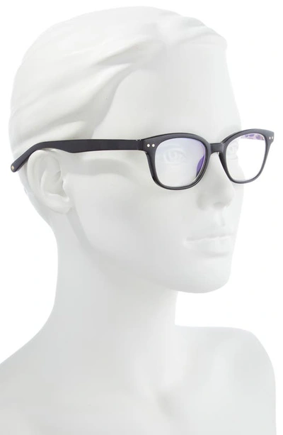 Shop Kate Spade Rebecca 47mm Blue Light Blocking Reading Glasses In Black Leopard