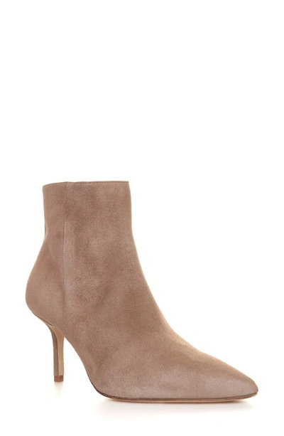 Shop L Agence Aimee Stiletto Bootie In Taupe
