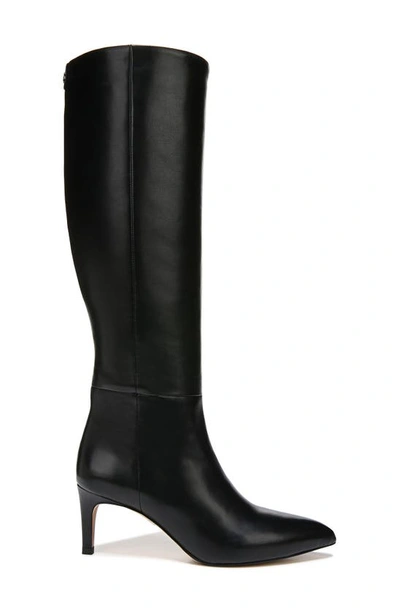 Shop Sam Edelman Uma Knee High Boot In Black Leather