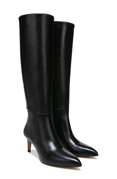 Shop Sam Edelman Uma Knee High Boot In Black Leather