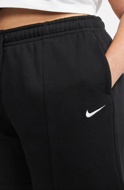 Shop Nike Sportswear Essential High Waist Shorts In Black/ White