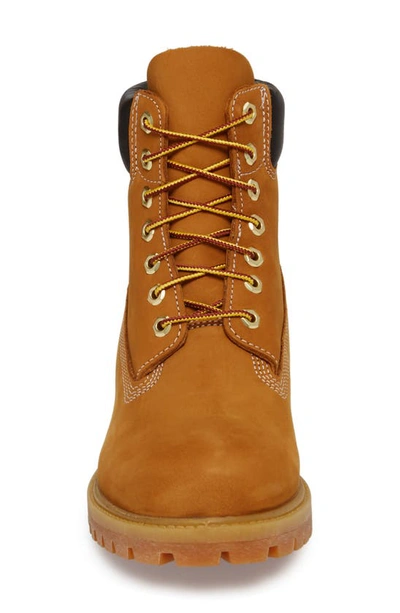 Timberland Premium Waterproof Leather Work Boots In Wheat