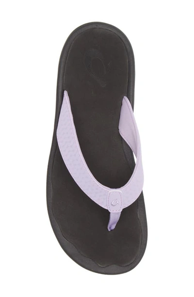 Shop Olukai Ohana Flip Flop In Lilac Chalk/ Kapa