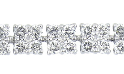 Shop Bony Levy Diamond Bar Pendant Necklace In 18k White Gold