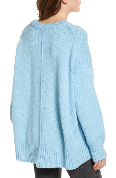 Shop Free People Brookside Sweater In Starlight Blue