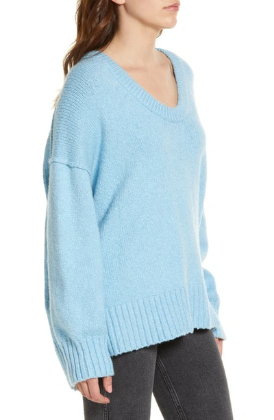 Shop Free People Brookside Sweater In Starlight Blue