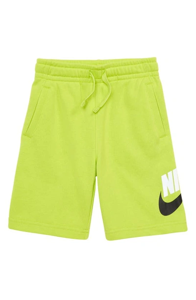 Shop Nike Sportswear Kids' Club Fleece Shorts In Atomic