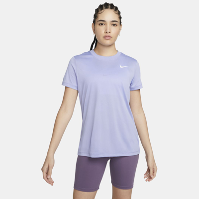 Shop Nike Women's Legend Training T-shirt In Purple