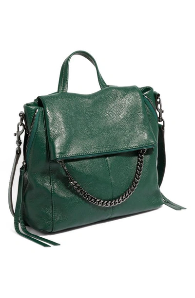Shop Aimee Kestenberg No Bs Leather Backpack In Hunter Green