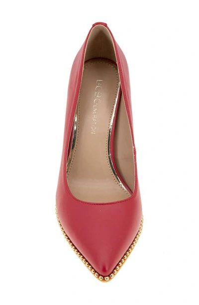 Shop Bcbgeneration Hawti Pointed Toe Pump In Lipstick