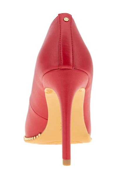 Shop Bcbgeneration Hawti Pointed Toe Pump In Lipstick