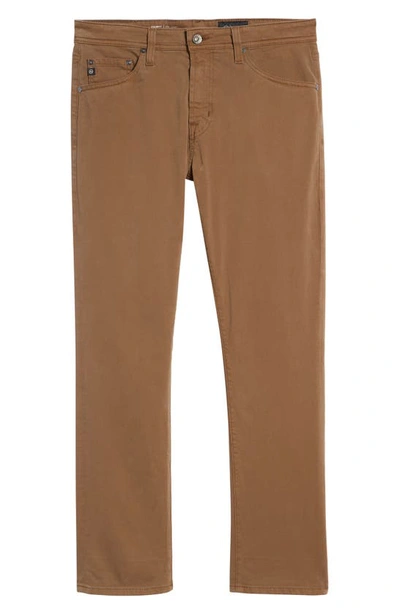 Shop Ag Everett Sud Slim Straight Fit Pants In Lowen Brown