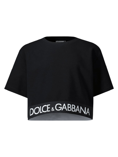 Shop Dolce & Gabbana Kids T-shirt For Girls In Black