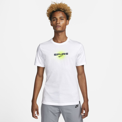 Shop Nike Men's Tottenham Hotspur Voice Soccer T-shirt In White