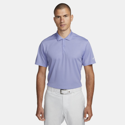 Shop Nike Men's Dri-fit Victory Golf Polo In Purple