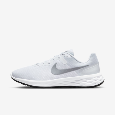 Shop Nike Men's Revolution 6 Road Running Shoes In White