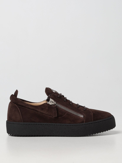 Shop Giuseppe Zanotti Sneakers  Men Color Brown