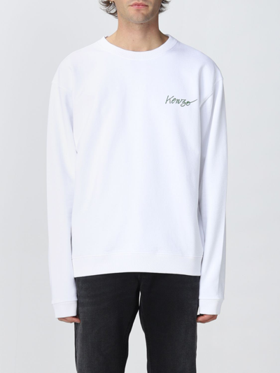 Shop Kenzo Sweatshirt  Men Color White