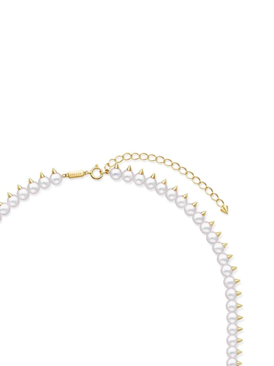 Tasaki 18kt Yellow Gold Collection Line Danger Necklace In Gold