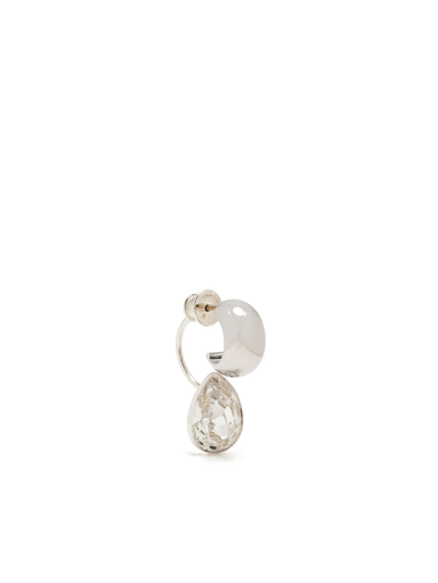 Shop Mounser Gemini Single Hoop Earring In Silber