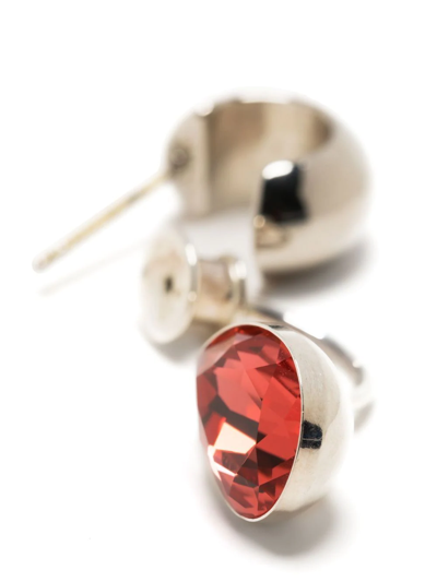 Mounser Gemini Single Hoop Earring In Silber