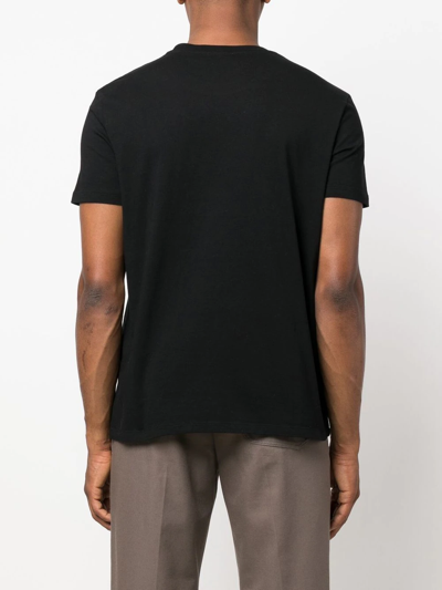 Shop Etro Pegaso-print Short-sleeve T-shirt In Schwarz