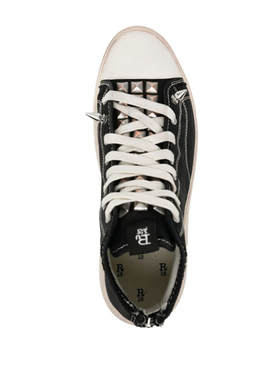 Shop R13 Platform High-top Sneakers In Black