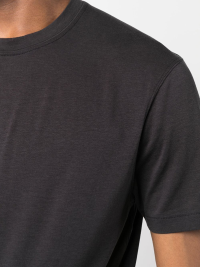 Shop Tom Ford Crew Neck Short-sleeved T-shirt In Grau