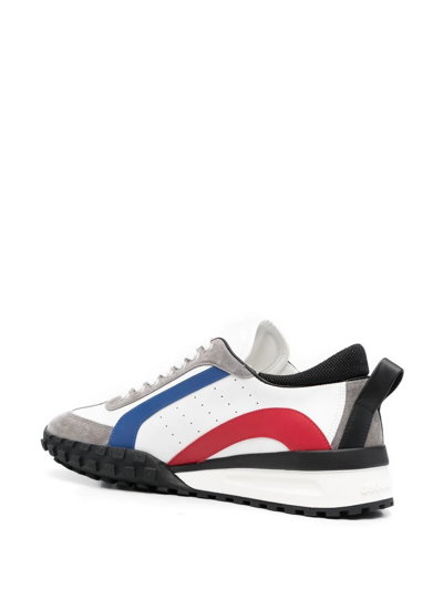 Shop Dsquared2 Legend Panelled Low-top Sneakers In White