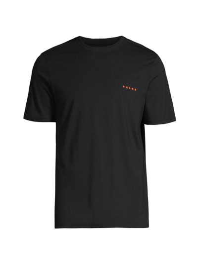 Shop Falke Men's Lightweight Crewneck T-shirt In Black