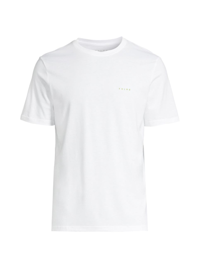 Shop Falke Men's Lightweight Crewneck T-shirt In White