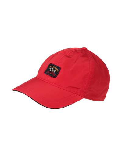 Shop Paul & Shark Hats In Red