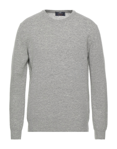 Shop Giulio Corsari Man Sweater Light Grey Size Xxl Lambswool, Polyamide