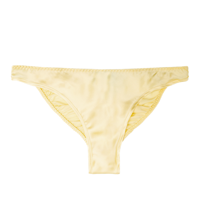 Shop Herth Zoe: Low Waist Briefs In Butter Color In Multi Color