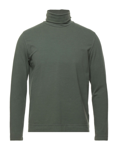 Shop Circolo 1901 Man T-shirt Military Green Size M Cotton, Elastane
