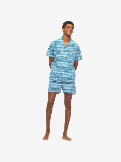 Derek Rose Men's Short Pyjamas Ledbury 53 Cotton Batiste Multi | ModeSens