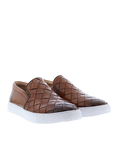 Shop Robert Graham Erosion Slip On Sneaker In Cognac