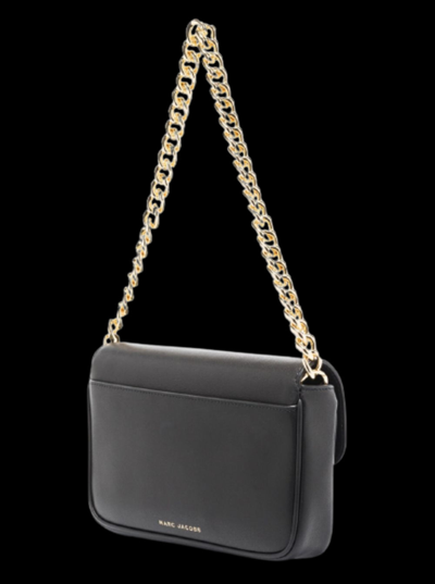 Shop Marc Jacobs The J Black Leather Crossbody Bag  Woman