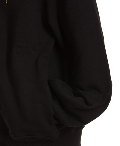 Shop Giuseppe Zanotti Logo Zip Hoodie In Black