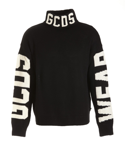 Shop Gcds Logo Sweater In Black