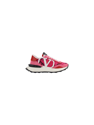 Shop Valentino Garavani Sneakers In Shock Pink/feminin